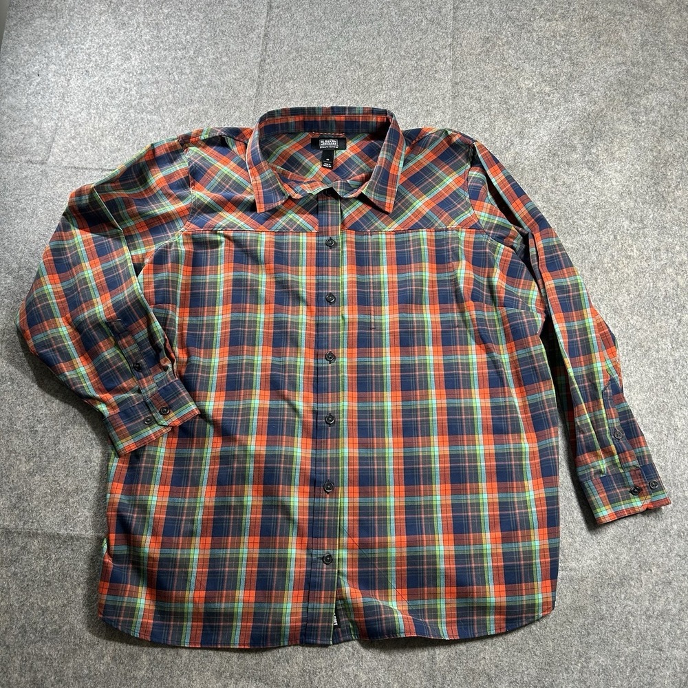 Alaskan Hardgear Duluth Trading Co Shirt Mens 3XL Plaid Button Down Outdoor
